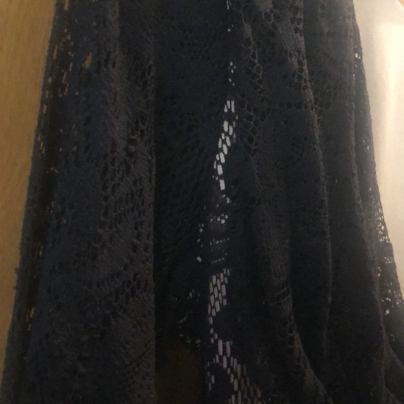 Black lace dress. Brand: JustFab Size: L - Picture 4 of 8